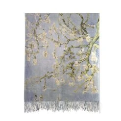 Van Gogh's Almond Branches In Bloom Cashmere Shawl