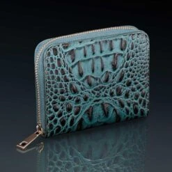 Crocodile Calfskin Wallet (Green)