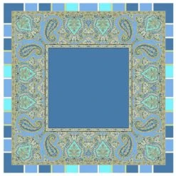 Italian-Made Scarf (Blue)