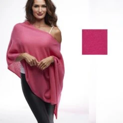 Stauer Cashmere Topper (Pink)