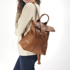 Roman Rendezvous Leather Backpack