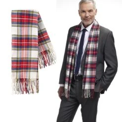 Heritage Cashmere Scarf (Red)