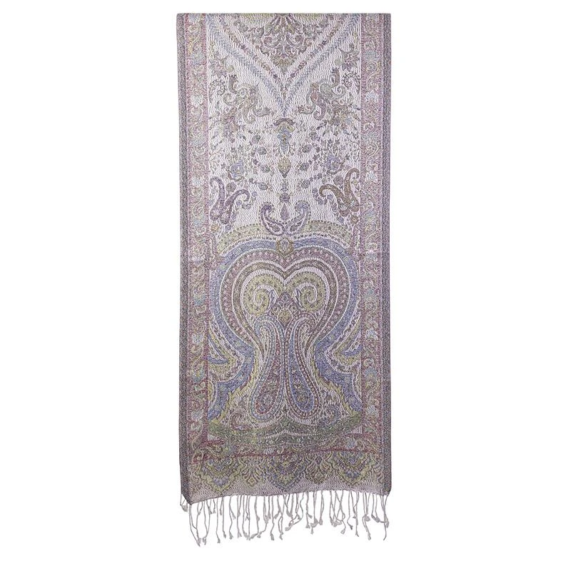 Bon Voyage Silk Scarf (Beige)