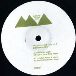 DJ Reverend P - Morgan Avenue Edits No. 4 - 12" Vinyl