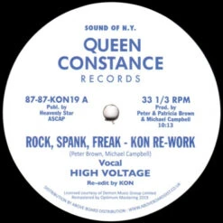 High Voltage / Chain Reaction - Rock, Spank, Freak (Kon Rework) / Dance Freak (Moplen Re-Freak) - 12" Vinyl