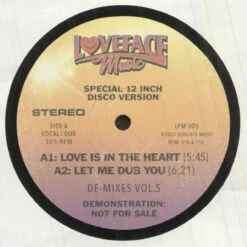 Loveface - De-Mixes Vol. 5 - 12" Vinyl