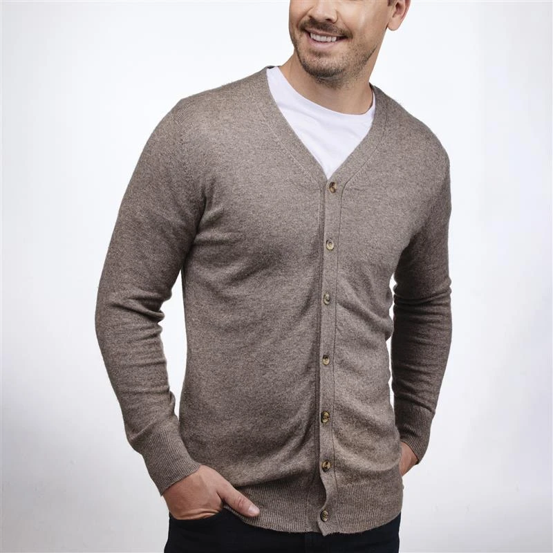 Cashmere Cardigan (Almond)