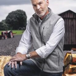 Fall Line Sweater Vest Heather (Gray)