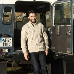 Men's Zippered Sweater