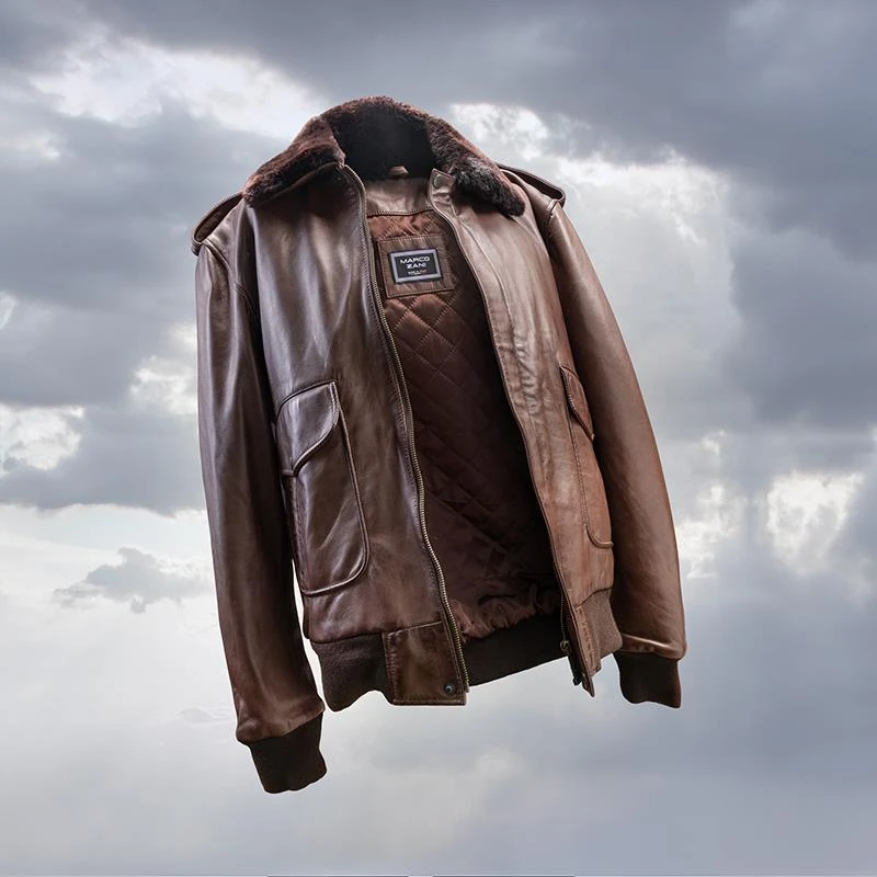 Men's "G-1" Leather Jacket - Image 2